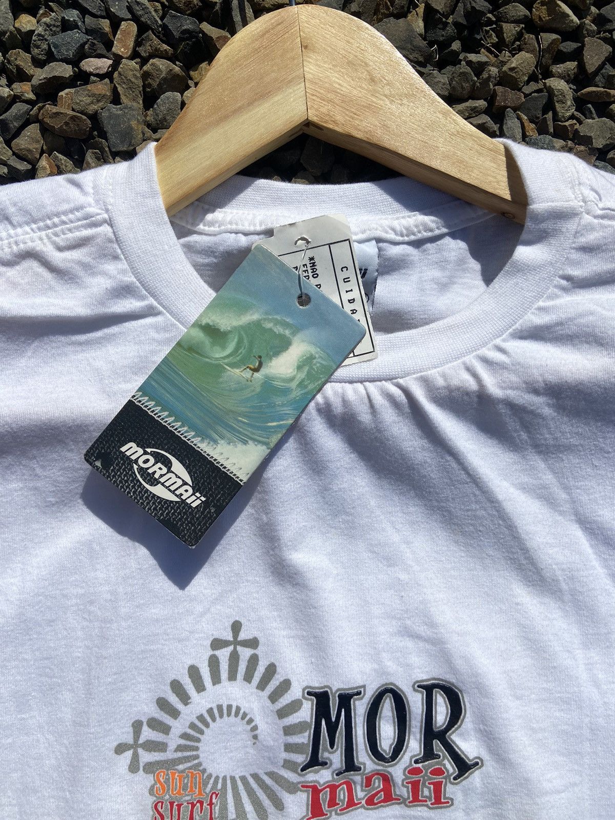 Japanese Brand Mormaii. Sun. Surf. Salt. Unisex T shirt Size US L / EU 52-54 / 3 - 2 Thumbnail