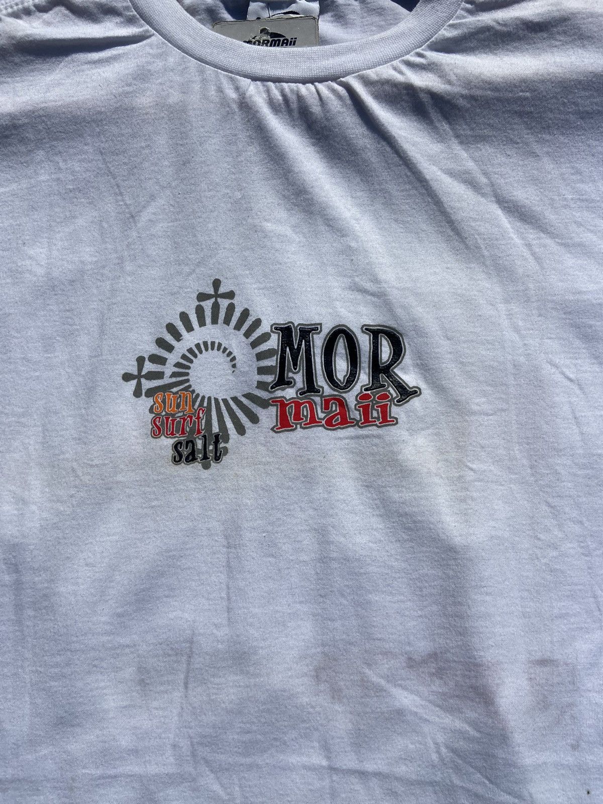 Japanese Brand Mormaii. Sun. Surf. Salt. Unisex T shirt Size US L / EU 52-54 / 3 - 6 Thumbnail