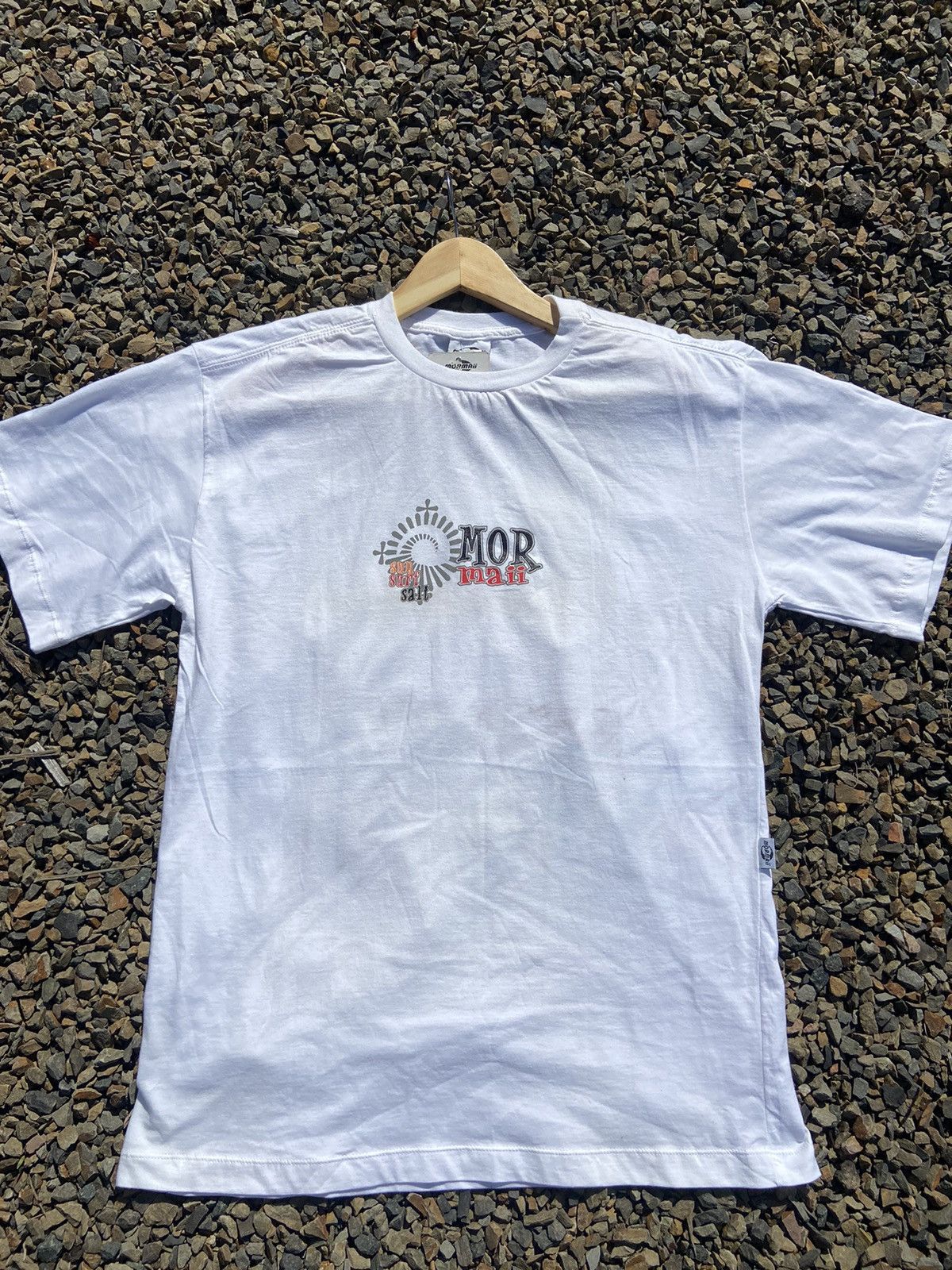 Japanese Brand Mormaii. Sun. Surf. Salt. Unisex T shirt Size US L / EU 52-54 / 3 - 8 Thumbnail