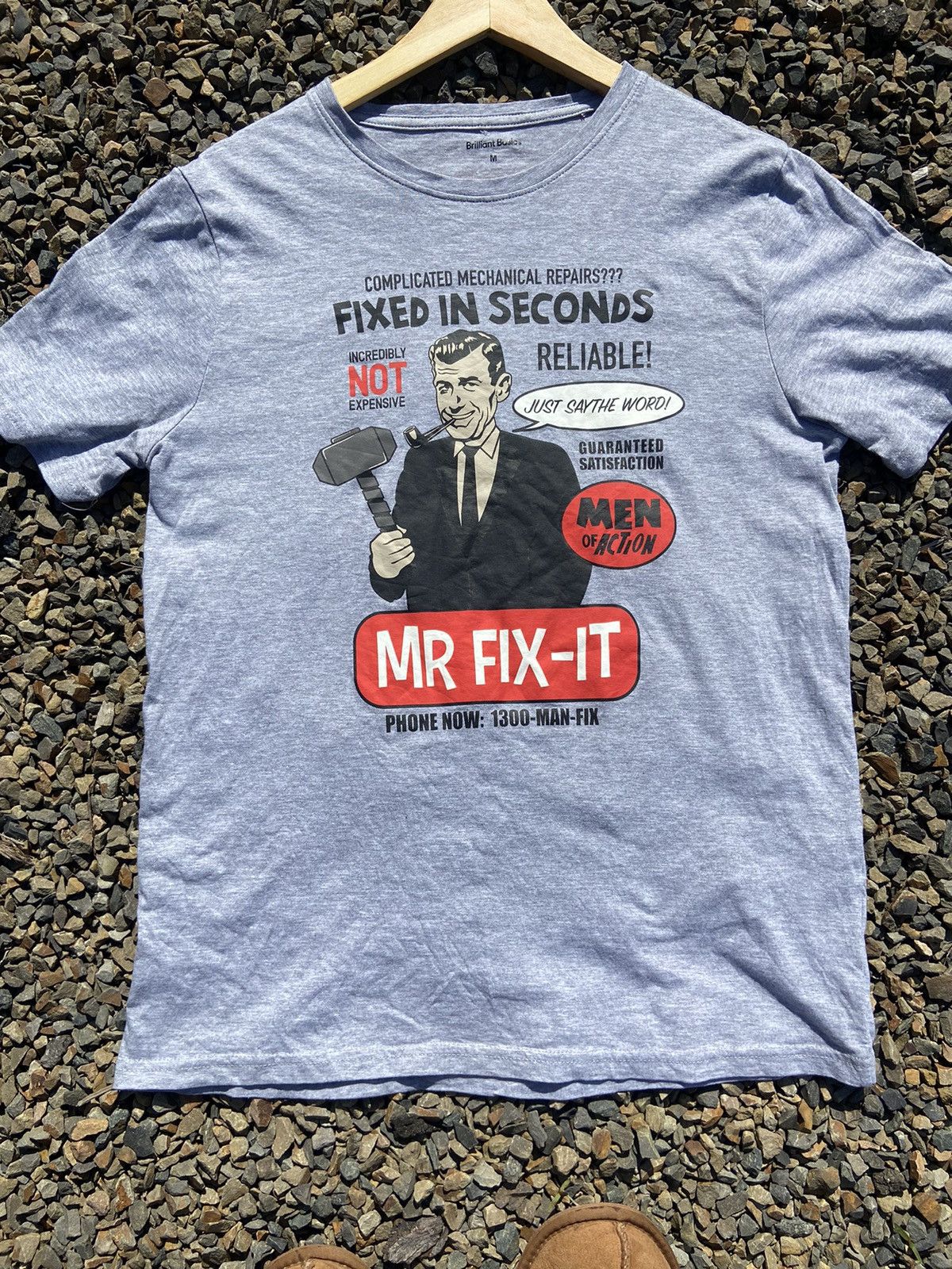 Other Mr Fix It Mens /Girls t shirts Size US M / EU 48-50 / 2 - 2 Thumbnail
