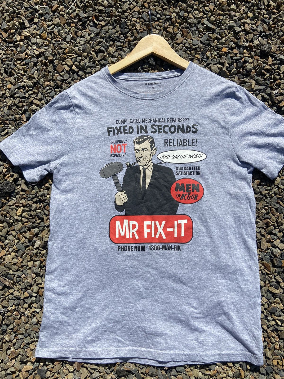 Other Mr Fix It Mens /Girls t shirts Size US M / EU 48-50 / 2 - 3 Thumbnail