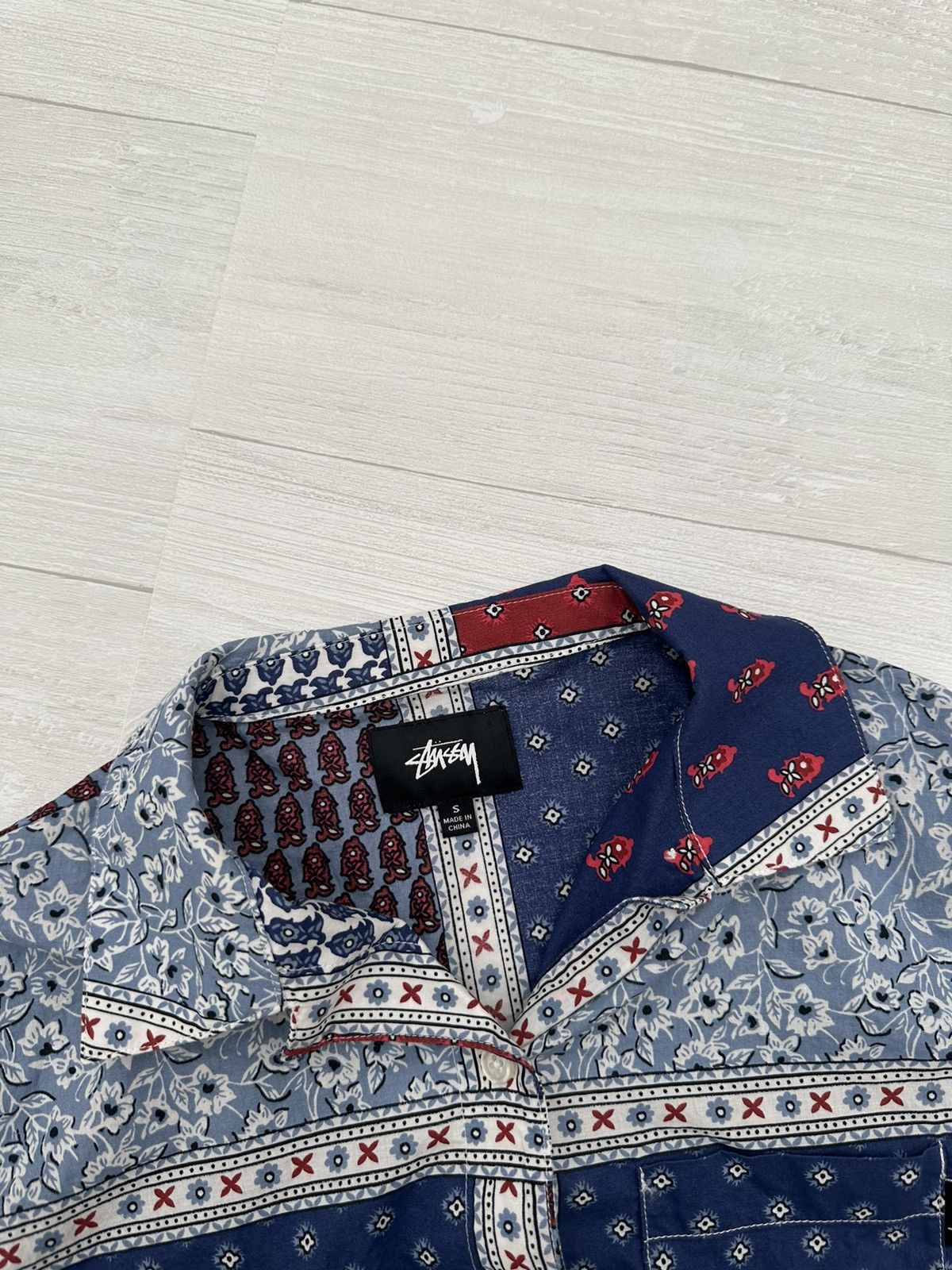 Stussy Stussy Paisley Bandana Camp Collar Shirt Sz. Small Size US S / EU 44-46 / 1 - 4 Thumbnail