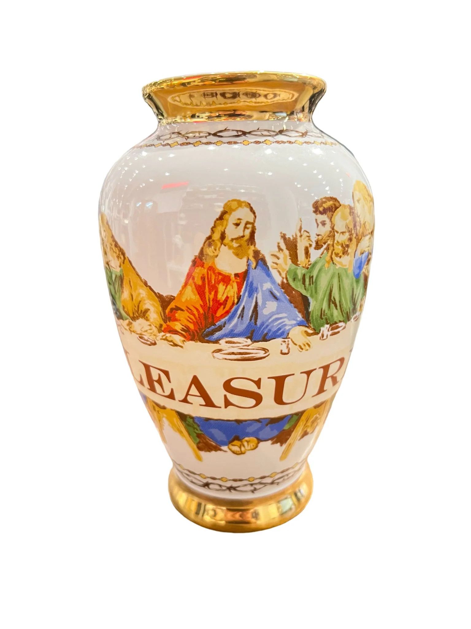 image of Pleasures Supper Ceramic Vase in White, Men's