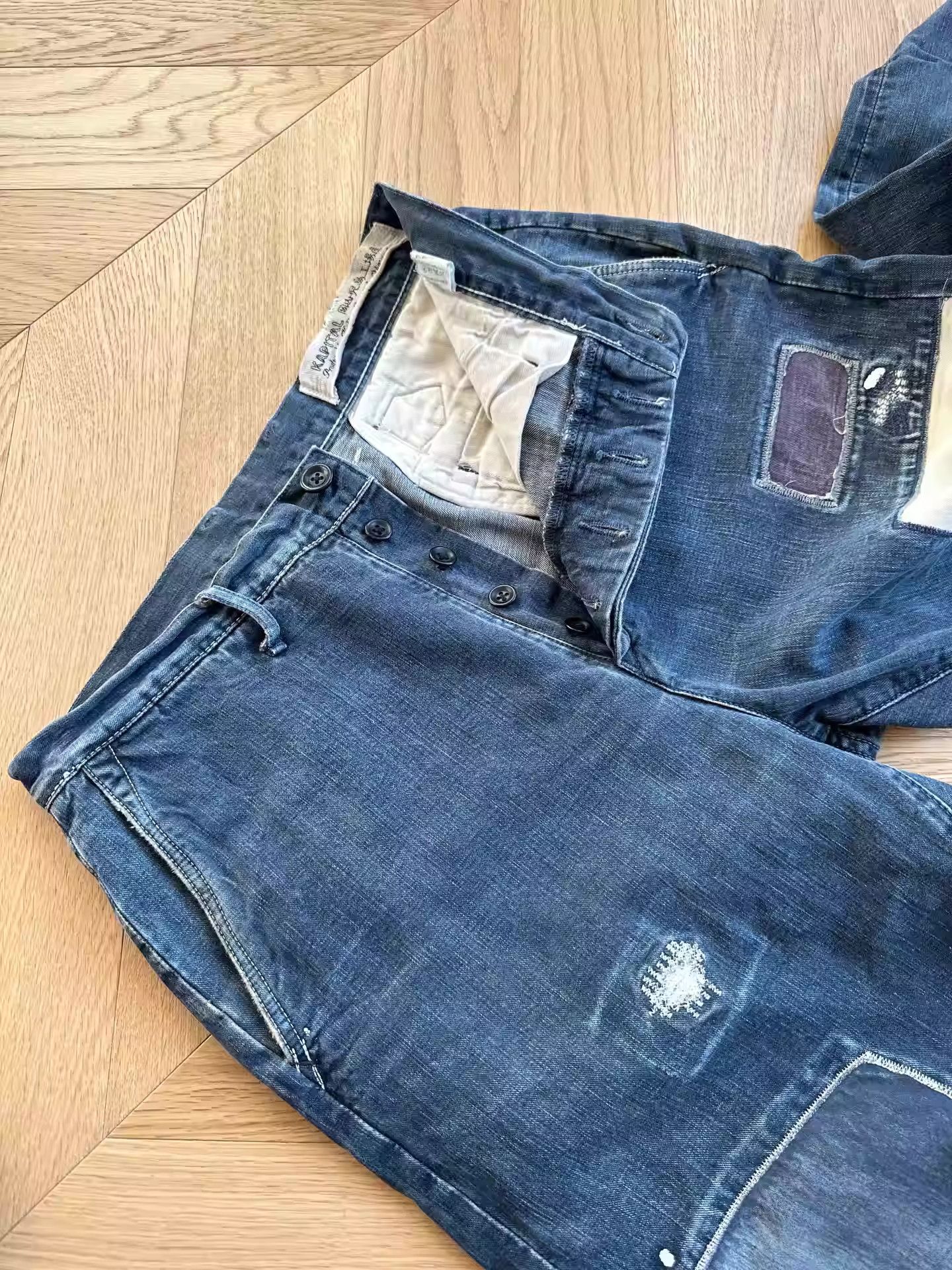 Kapital Kapital Kountry patch Jeans Washed Size US 32 / EU 48 - 7 Thumbnail
