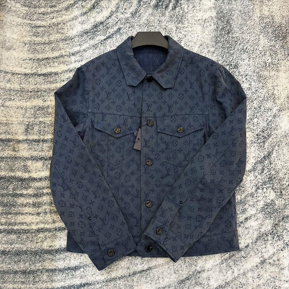 Louis Vuitton Louis Vuitton Monogram Denim jacket Size US S / EU 44-46 / 1 - 1 Thumbnail
