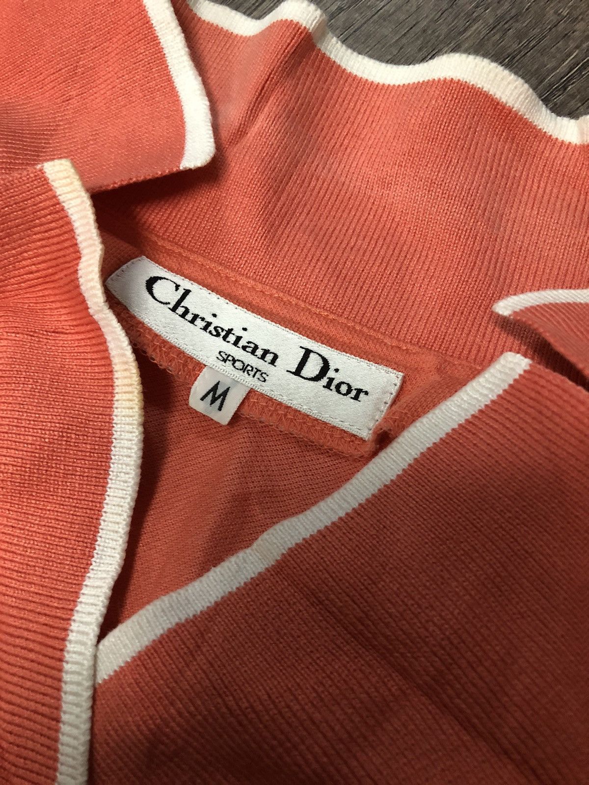 Designer × Dior × Vintage Vintage Christian Dior Sport Polo Tee Shirt Size M / US 6-8 / IT 42-44 - 3 Thumbnail