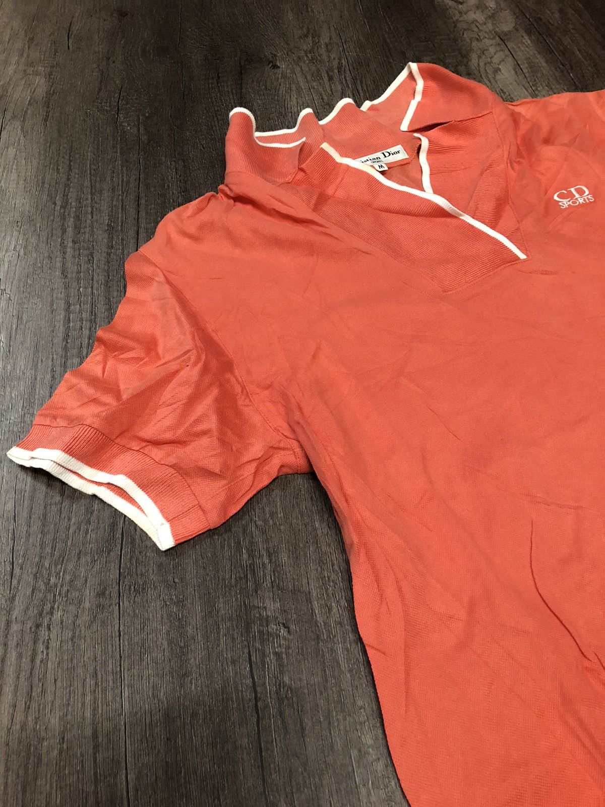 Designer × Dior × Vintage Vintage Christian Dior Sport Polo Tee Shirt Size M / US 6-8 / IT 42-44 - 1 Thumbnail
