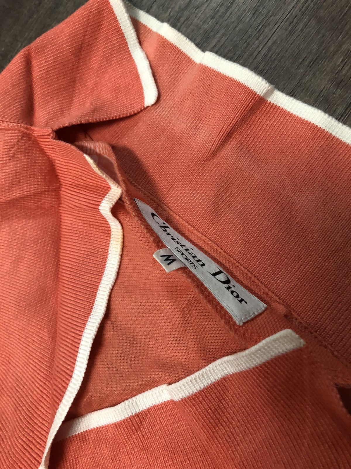 Designer × Dior × Vintage Vintage Christian Dior Sport Polo Tee Shirt Size M / US 6-8 / IT 42-44 - 4 Thumbnail