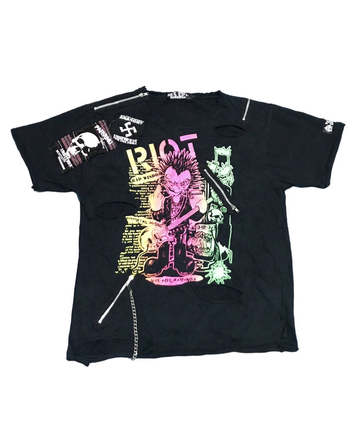 If Six Was Nine × KMRii × Le Grande Bleu (L.G.B.) Sex Pot Revenge Anarchy Punk Style Shirt Size US S / EU 44-46 / 1 - 1 Thumbnail