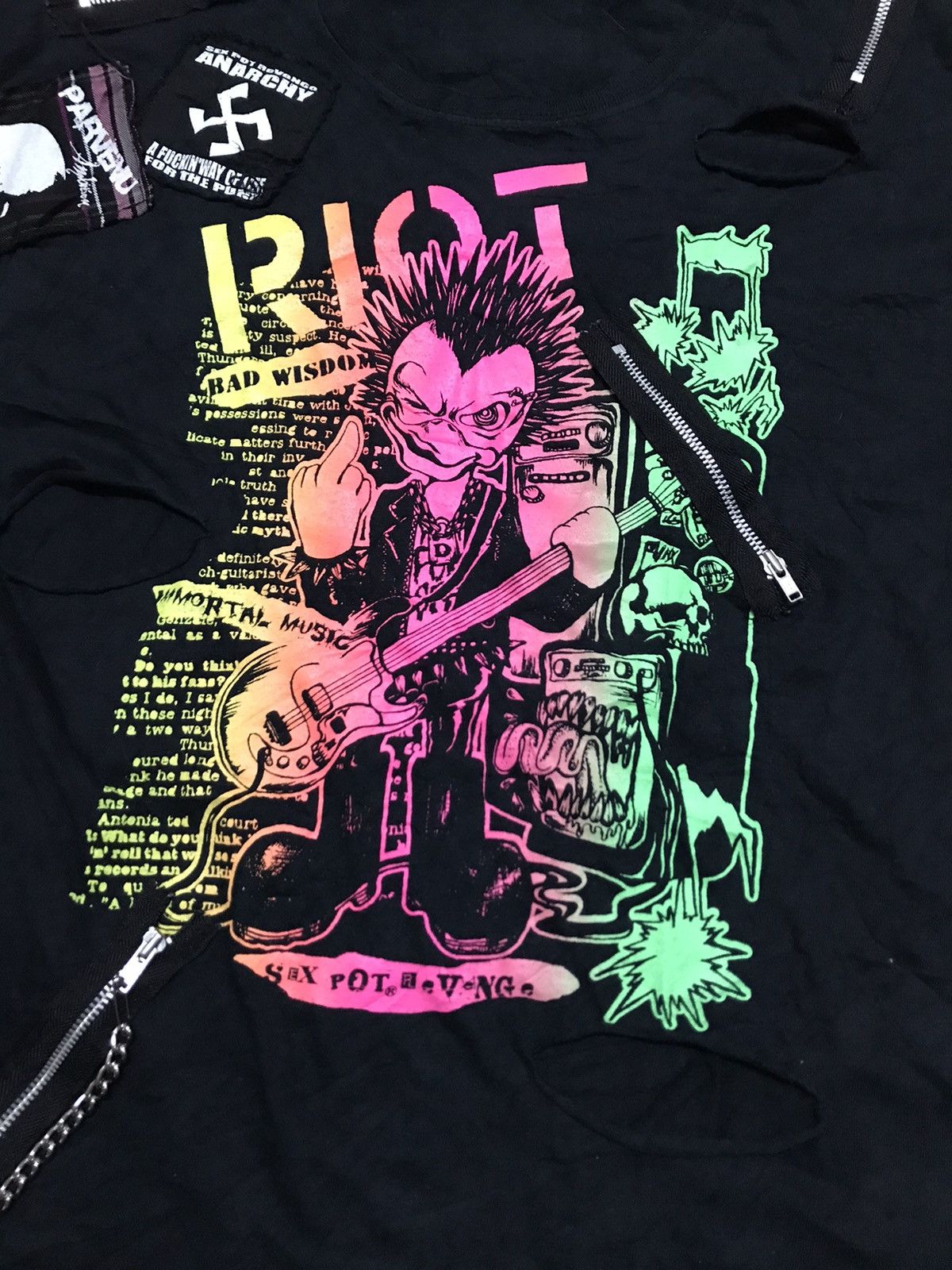 If Six Was Nine × KMRii × Le Grande Bleu (L.G.B.) Sex Pot Revenge Anarchy Punk Style Shirt Size US S / EU 44-46 / 1 - 3 Thumbnail