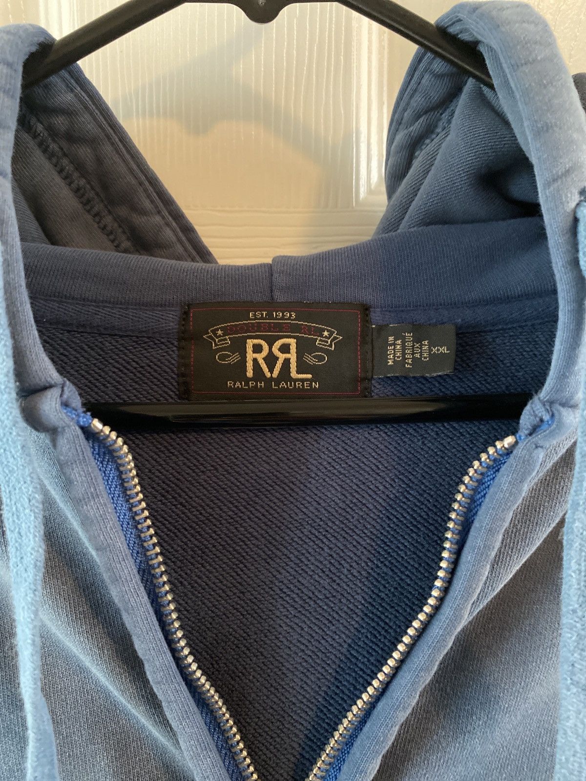 Polo Ralph Lauren × RRL Ralph Lauren RRL Sun faded hoodie indigo Size US XXL / EU 58 / 5 - 4 Thumbnail