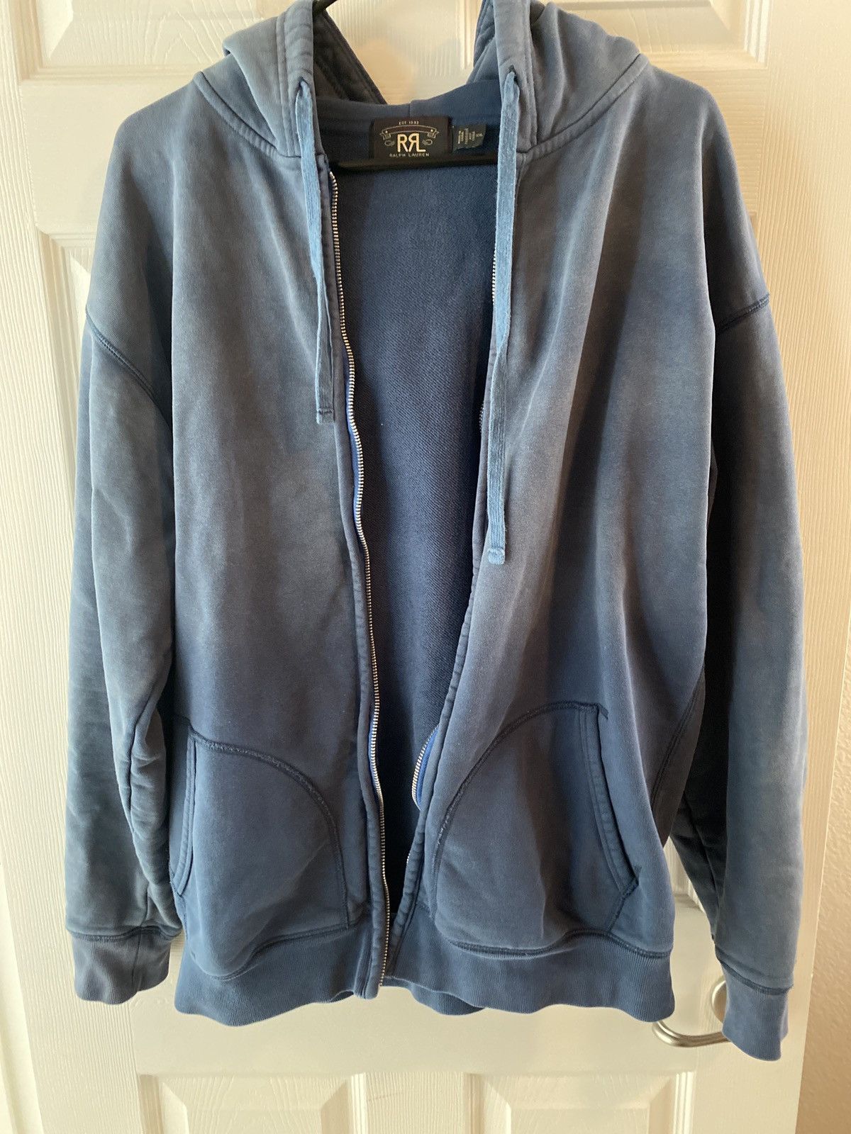 Polo Ralph Lauren × RRL Ralph Lauren RRL Sun faded hoodie indigo Size US XXL / EU 58 / 5 - 1 Thumbnail