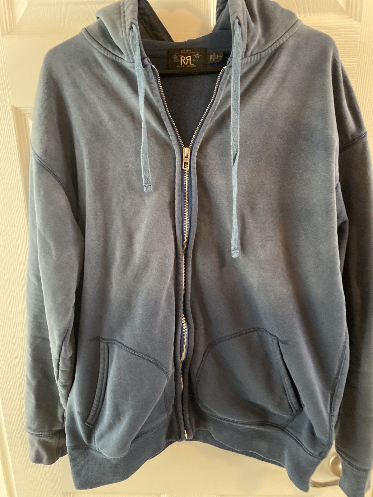 Polo Ralph Lauren × RRL Ralph Lauren RRL Sun faded hoodie indigo Size US XXL / EU 58 / 5 - 5 Thumbnail