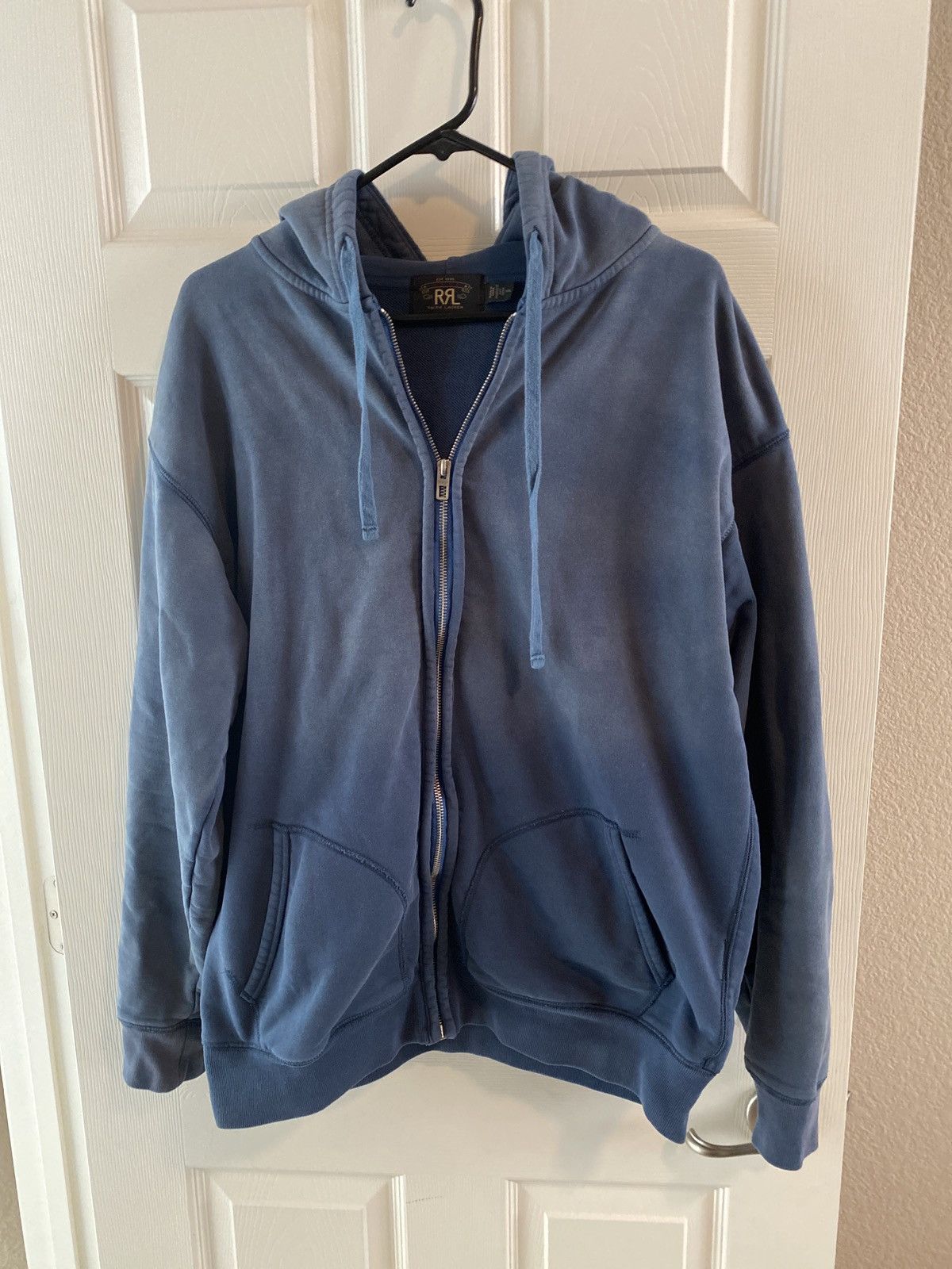 Polo Ralph Lauren × RRL Ralph Lauren RRL Sun faded hoodie indigo Size US XXL / EU 58 / 5 - 6 Thumbnail