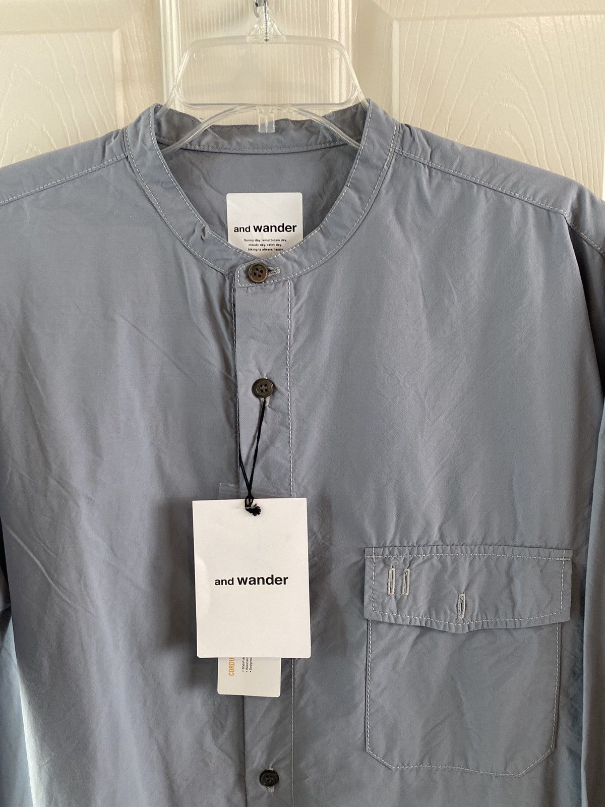 And Wander And Wander cordura typewriter coat material hiking coat Size US L / EU 52-54 / 3 - 6 Thumbnail