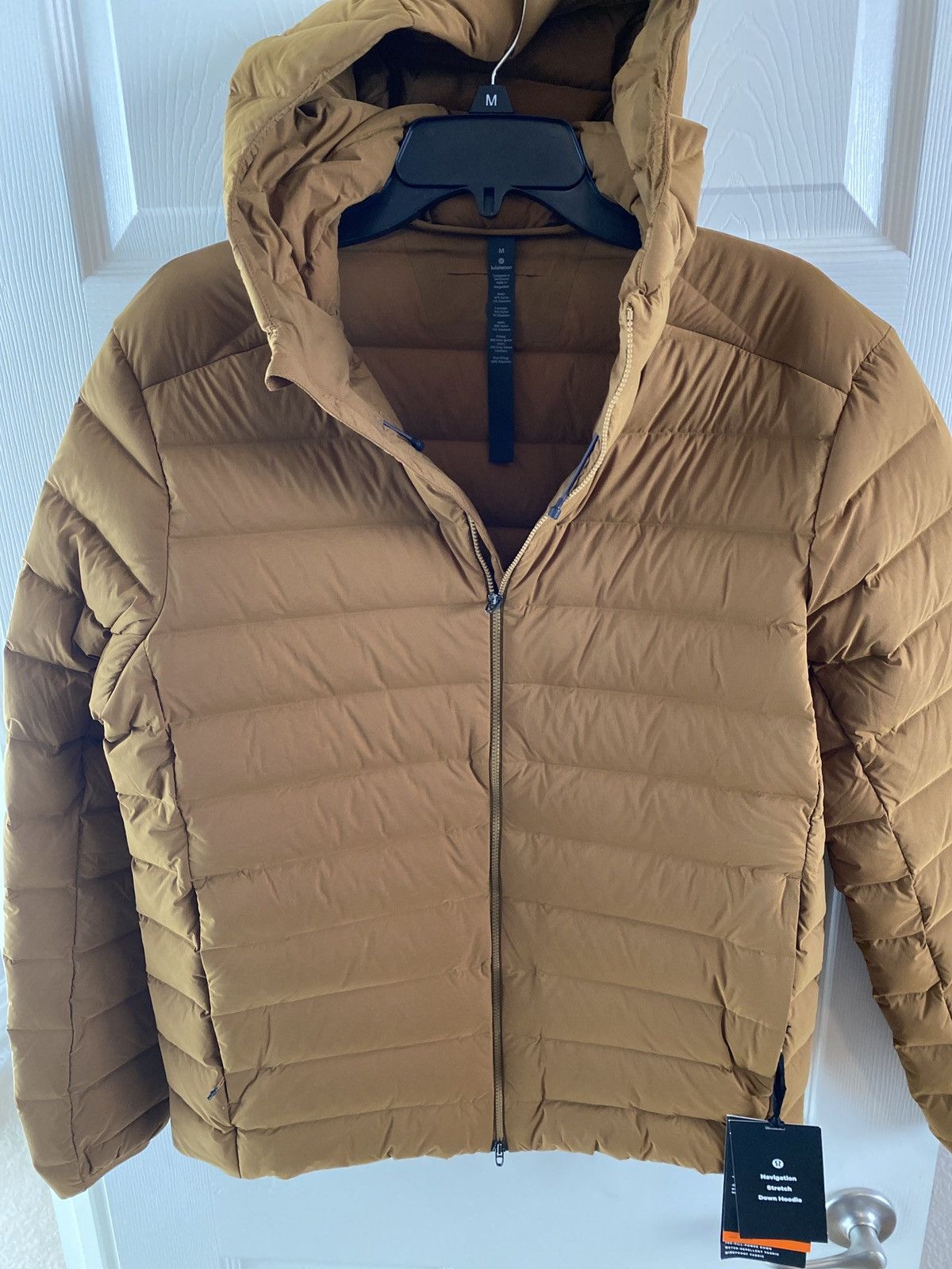 Lululemon Lululemon Navigation Stretch down Hoodie camel color Size US M / EU 48-50 / 2 - 1 Thumbnail