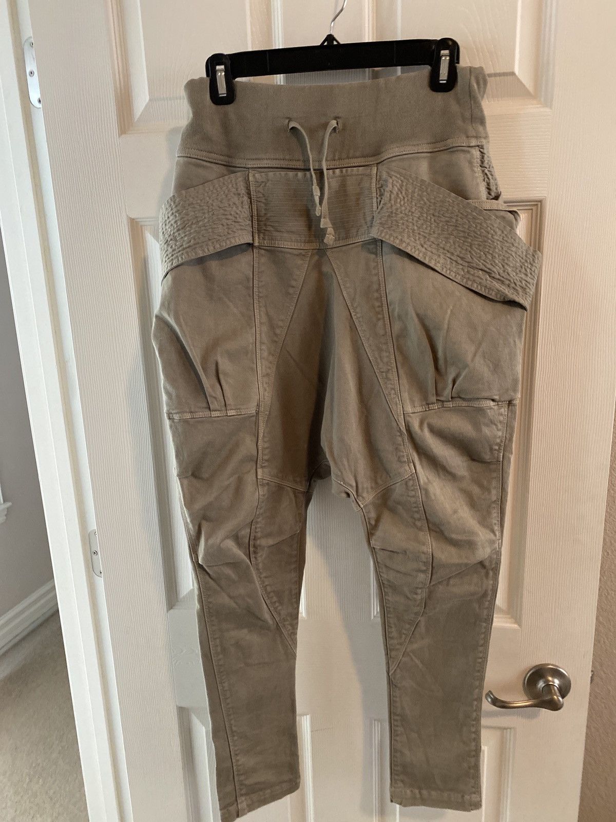 image of Kapital Drop Crotch Creatch Pants in Green, Men's (Size 32)