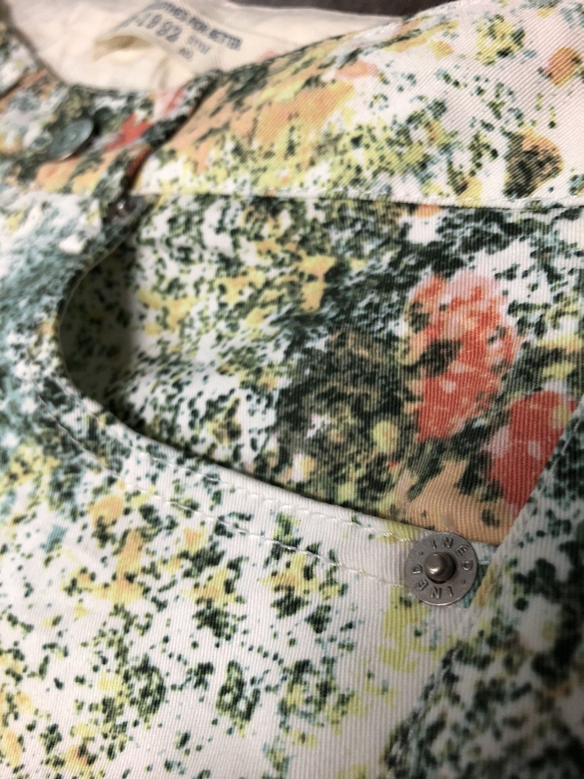 Designer × Japanese Brand × Yohji Yamamoto INÉD By Yohji Yamamoto Flower Multicolor Pant Size 30" / US 8 / IT 44 - 7 Thumbnail
