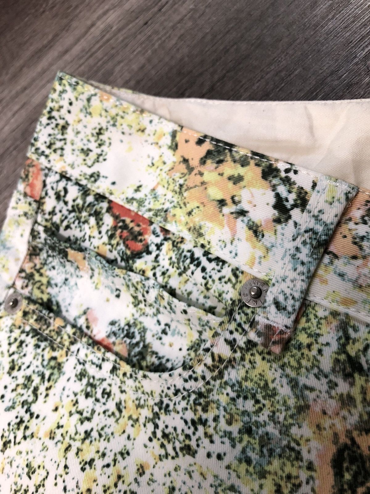 Designer × Japanese Brand × Yohji Yamamoto INÉD By Yohji Yamamoto Flower Multicolor Pant Size 30" / US 8 / IT 44 - 10 Thumbnail
