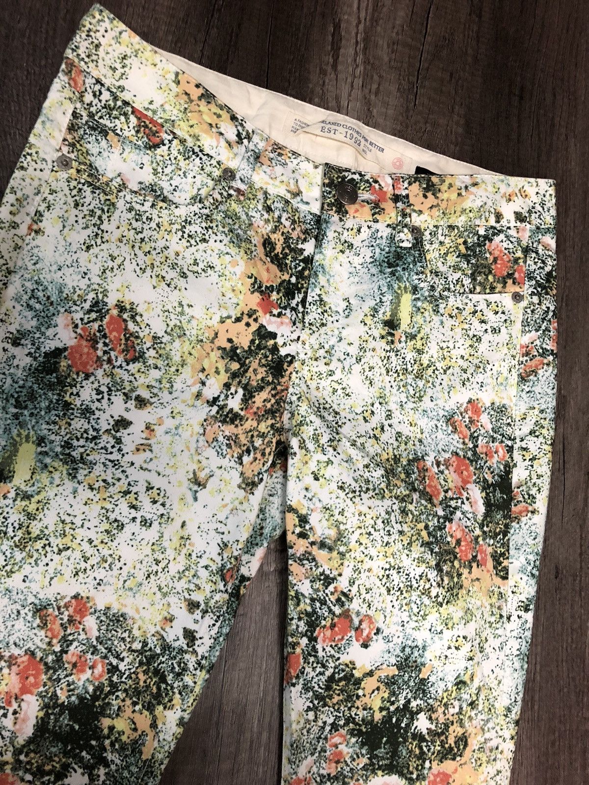 Designer × Japanese Brand × Yohji Yamamoto INÉD By Yohji Yamamoto Flower Multicolor Pant Size 30" / US 8 / IT 44 - 3 Thumbnail