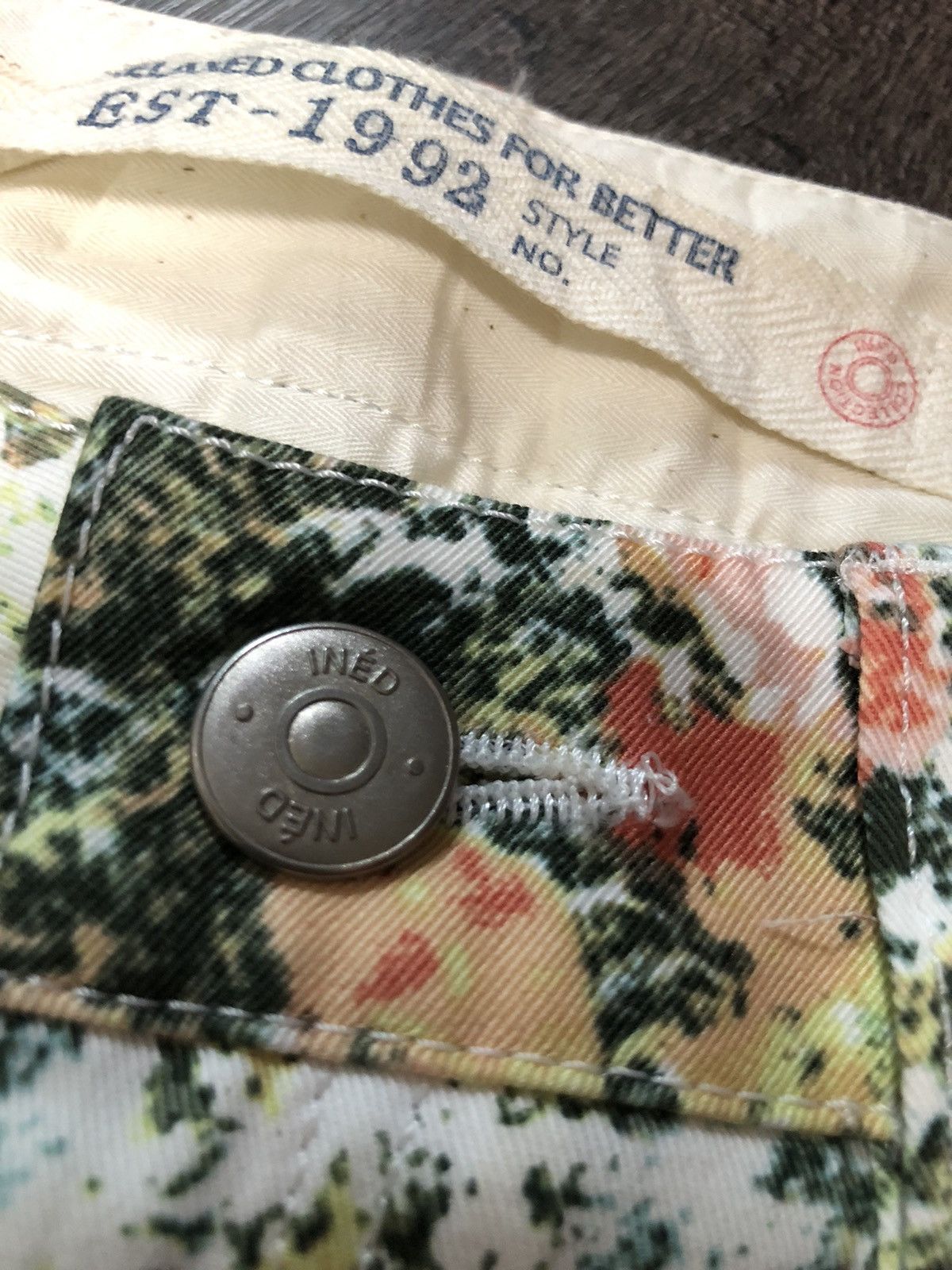 Designer × Japanese Brand × Yohji Yamamoto INÉD By Yohji Yamamoto Flower Multicolor Pant Size 30" / US 8 / IT 44 - 9 Thumbnail