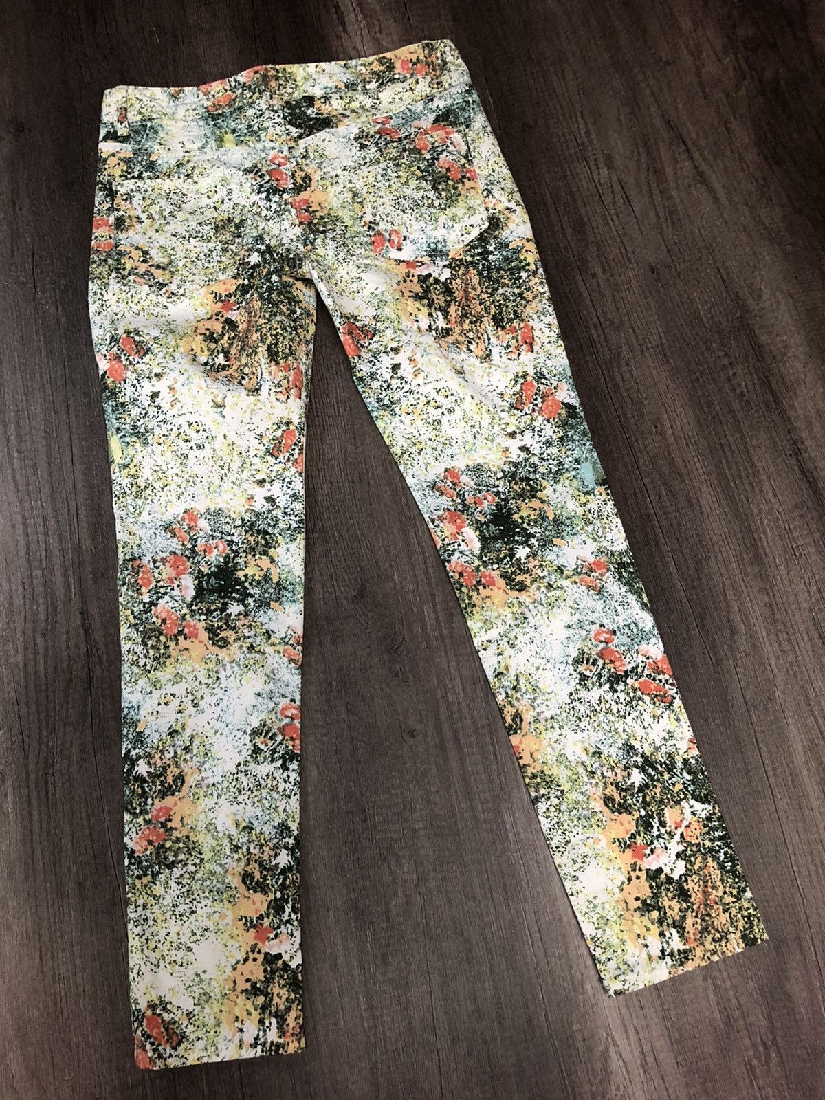 Designer × Japanese Brand × Yohji Yamamoto INÉD By Yohji Yamamoto Flower Multicolor Pant Size 30" / US 8 / IT 44 - 2 Thumbnail