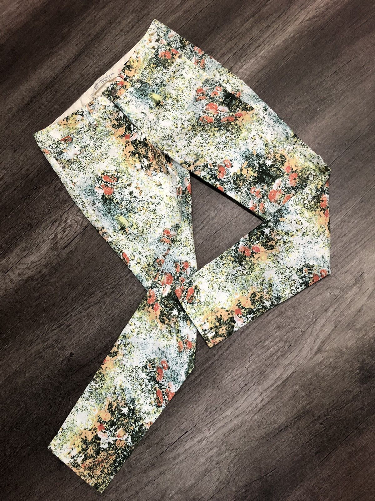 Designer × Japanese Brand × Yohji Yamamoto INÉD By Yohji Yamamoto Flower Multicolor Pant Size 30" / US 8 / IT 44 - 19 Thumbnail