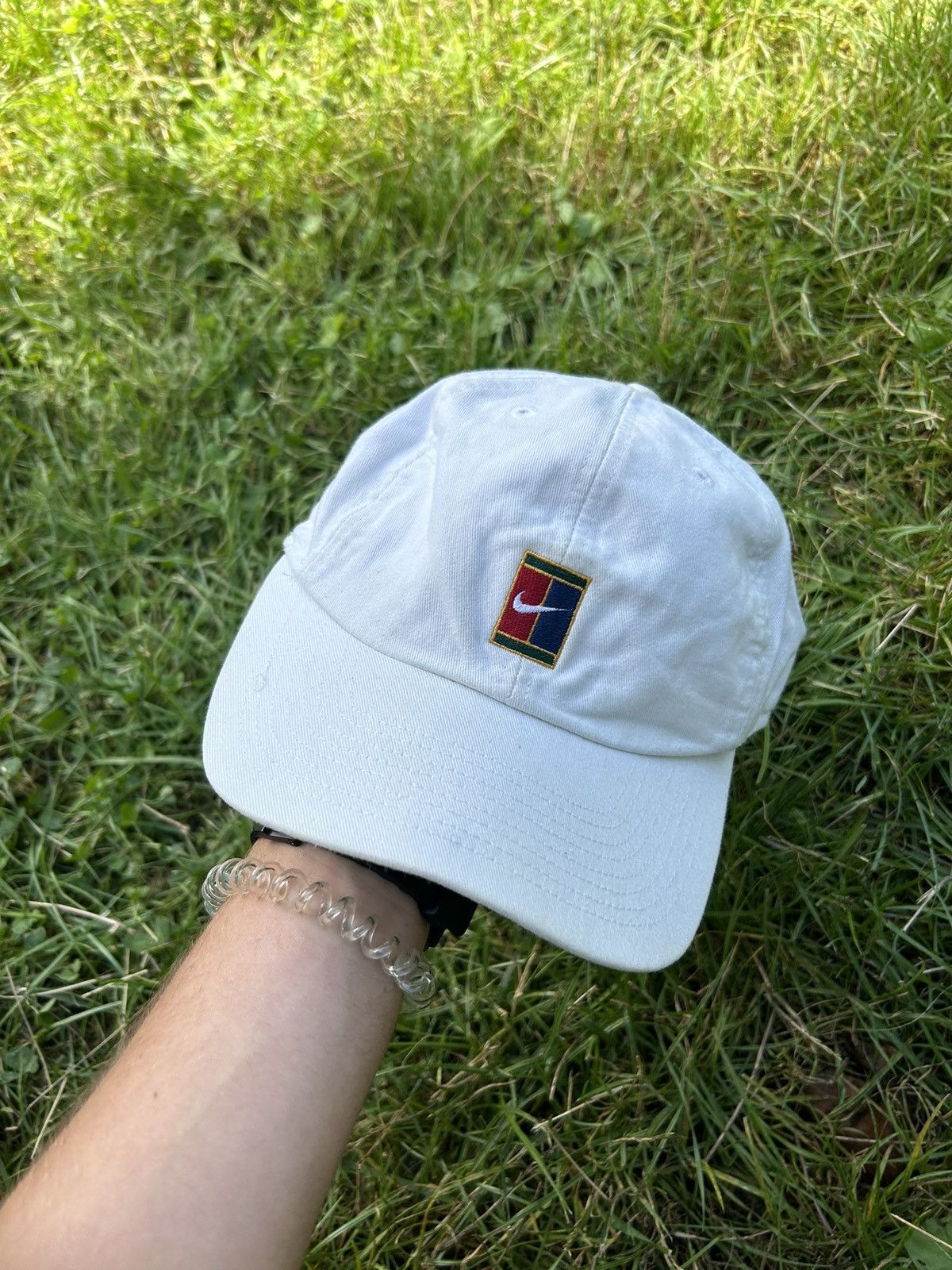 Nike Supreme Court Challenge Hat 90s Vintage White Strapback 