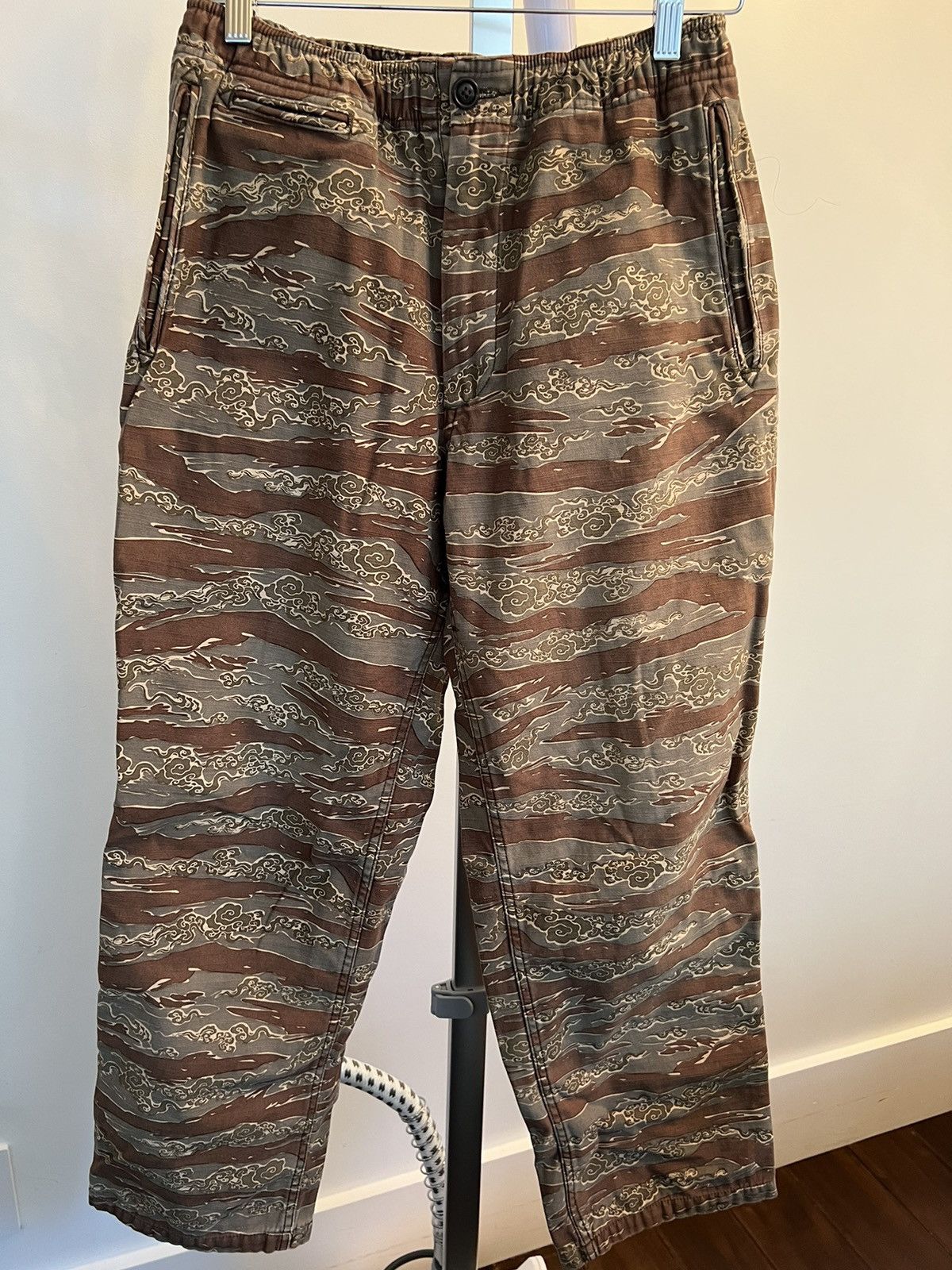 image of Needles X Number (N)Ine Camo Pants in Brown, Men's (Size 30)