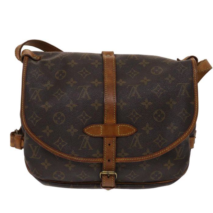 Louis Vuitton Monogram Saumur 30 Shoulder Bag M42256 LV Auth