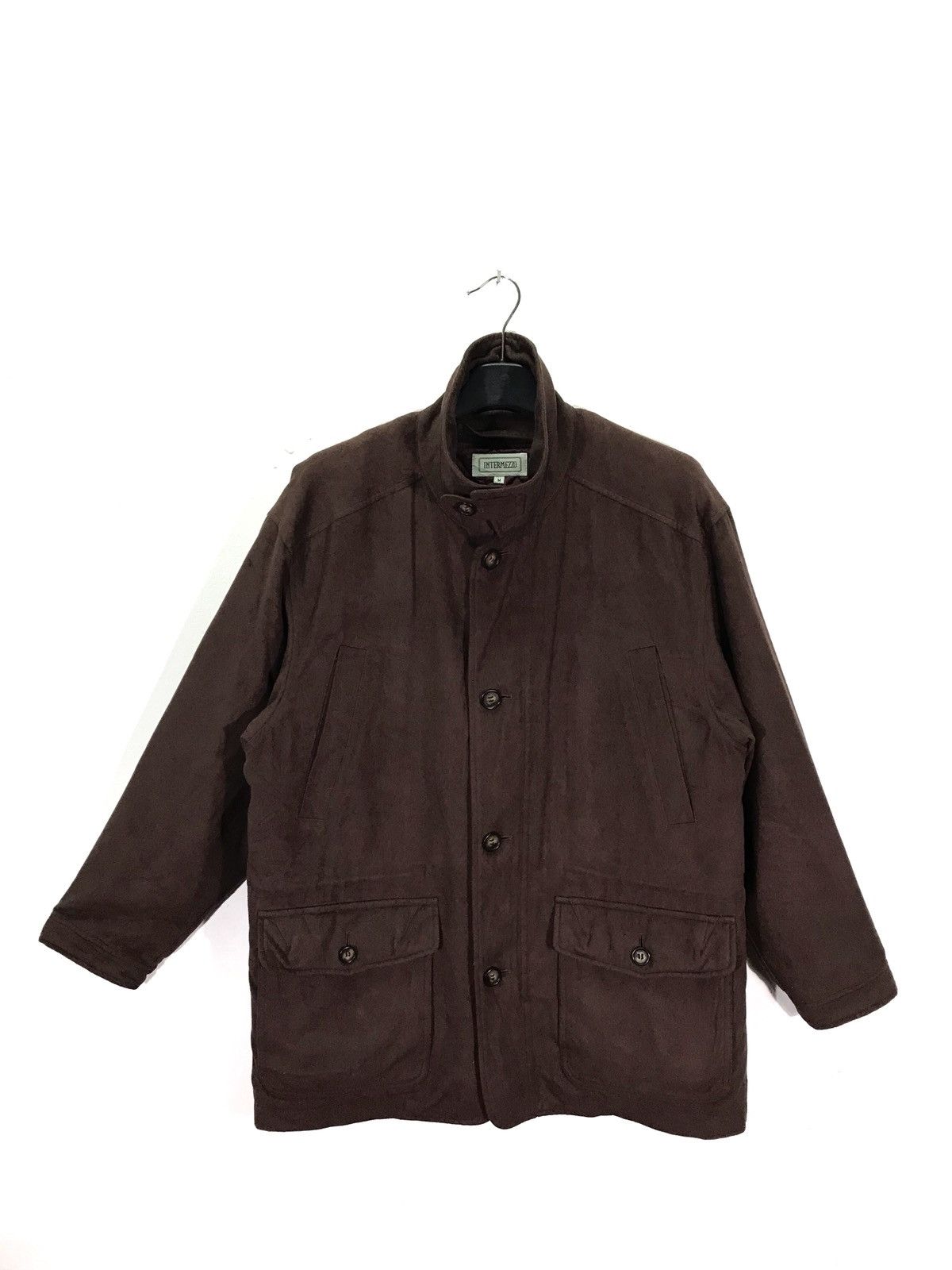 Japanese Brand Intermezzo Velvet Long Jacket Made In Japan