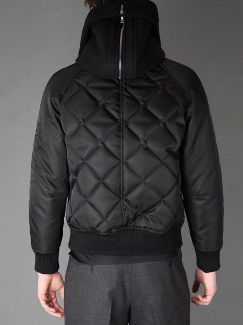 Neil Barrett Hybrid Wool Bomber Quilted Size US L / EU 52-54 / 3 - 2 Preview