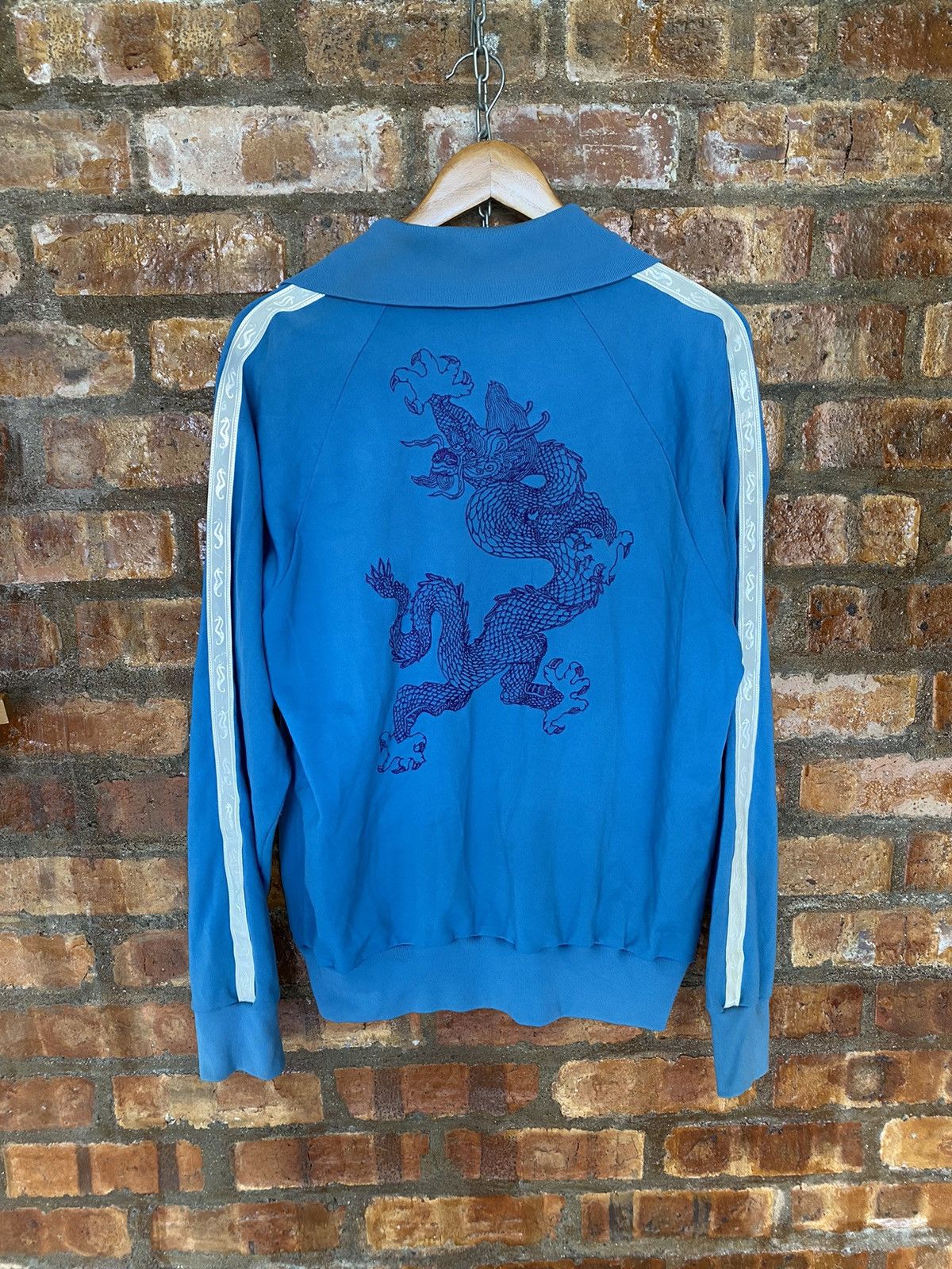Japanese Brand 90s OZONE ROCK embroidered Dragon seahorse hysteric Size US L / EU 52-54 / 3 - 3 Thumbnail