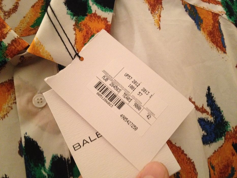 balenciaga hawaiian shirt
