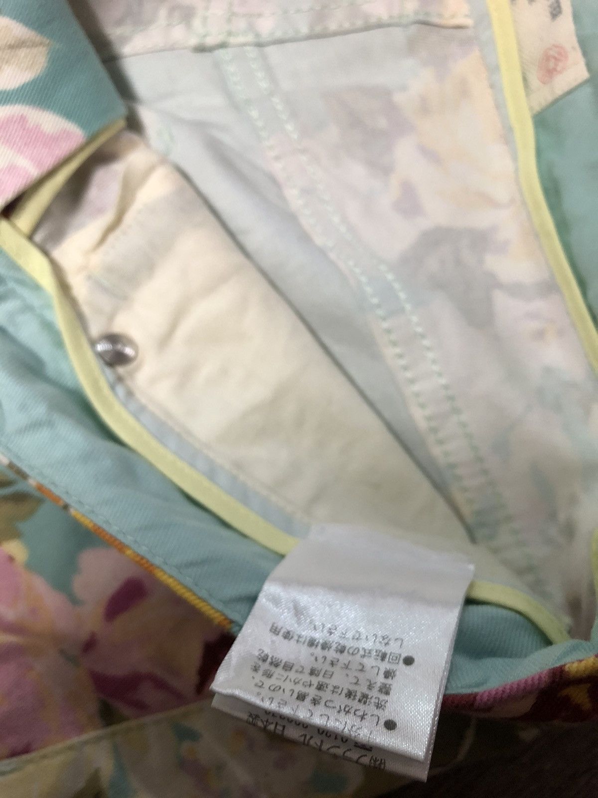Japanese Brand × Y's × Yohji Yamamoto Vintage Ined Yohji Yamamoto Flower Pant Size 29" - 19 Thumbnail