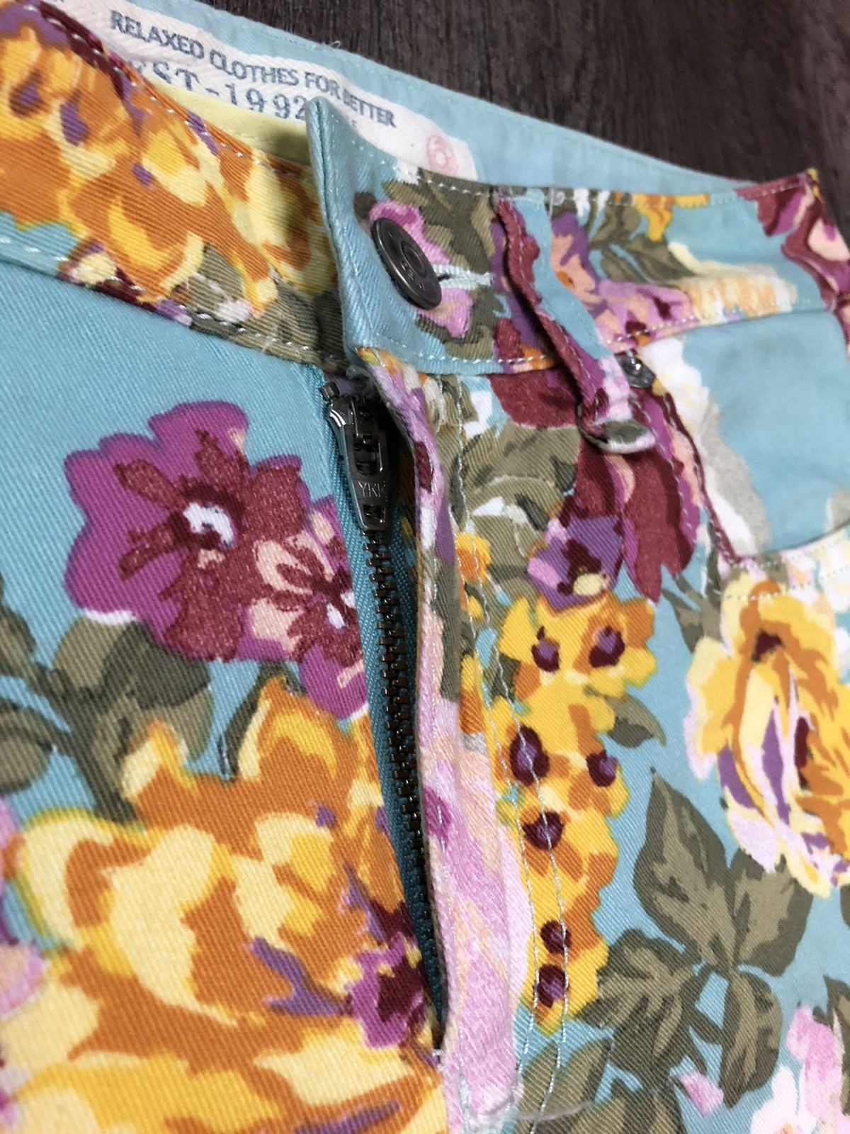 Japanese Brand × Y's × Yohji Yamamoto Vintage Ined Yohji Yamamoto Flower Pant Size 29" - 7 Thumbnail