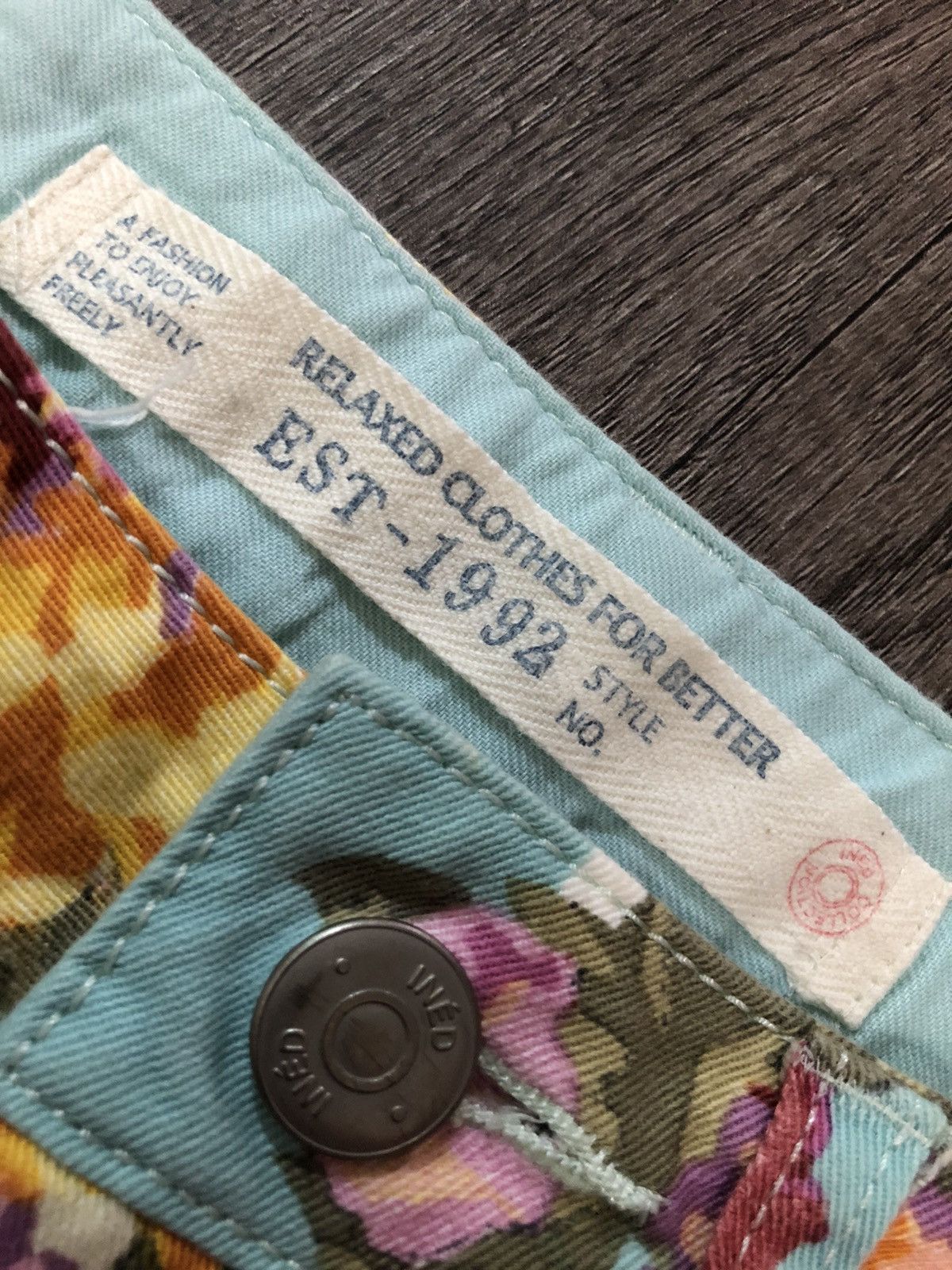 Japanese Brand × Y's × Yohji Yamamoto Vintage Ined Yohji Yamamoto Flower Pant Size 29" - 12 Thumbnail