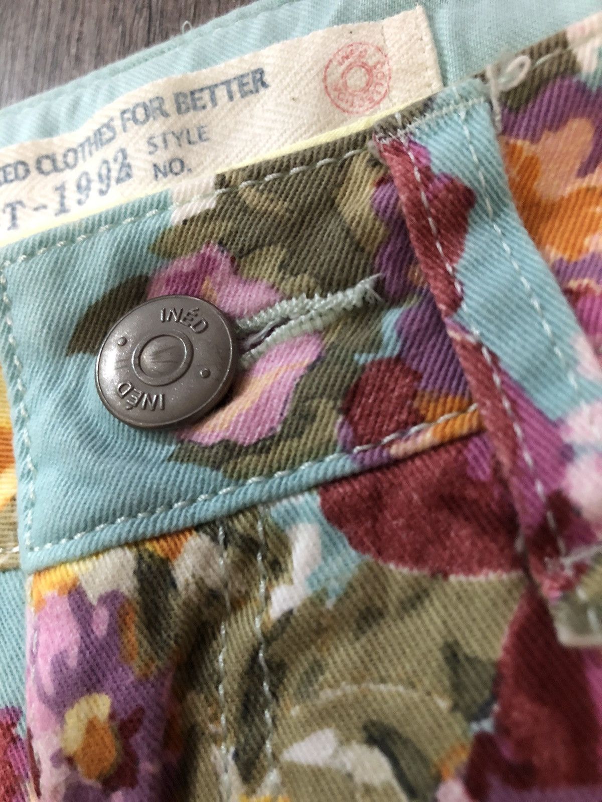 Japanese Brand × Y's × Yohji Yamamoto Vintage Ined Yohji Yamamoto Flower Pant Size 29" - 14 Thumbnail