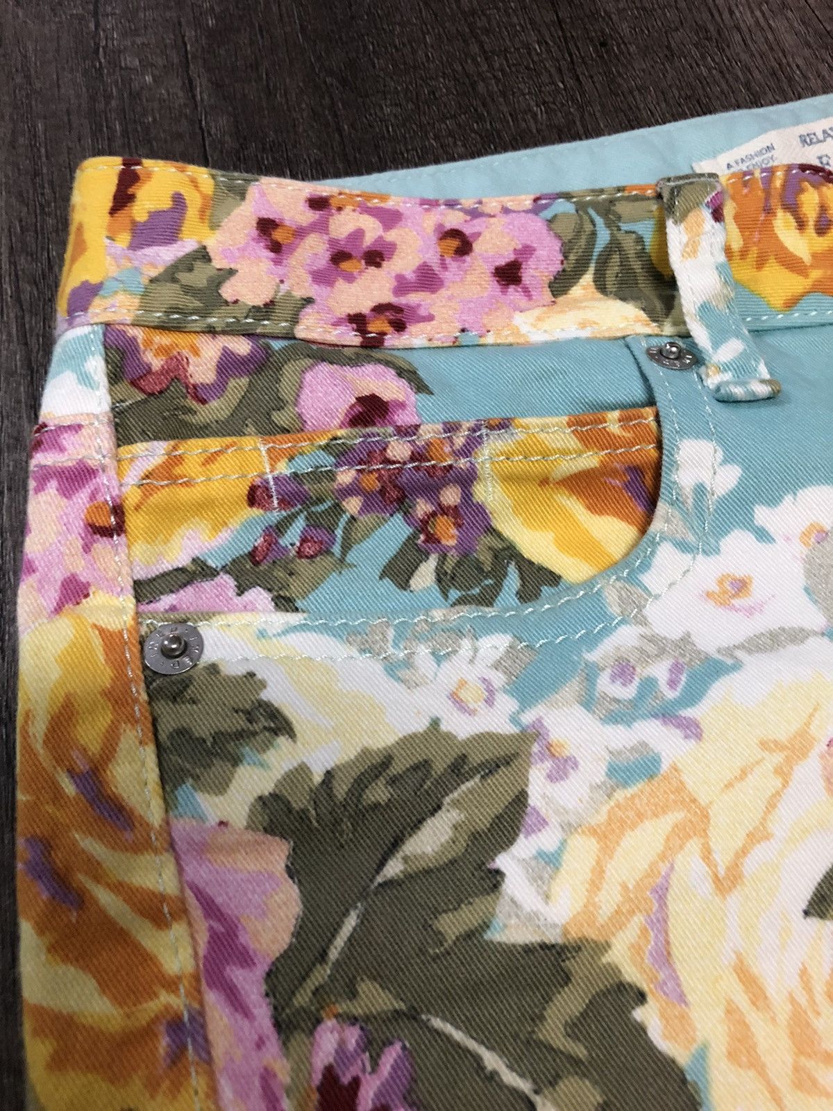 Japanese Brand × Y's × Yohji Yamamoto Vintage Ined Yohji Yamamoto Flower Pant Size 29" - 6 Thumbnail