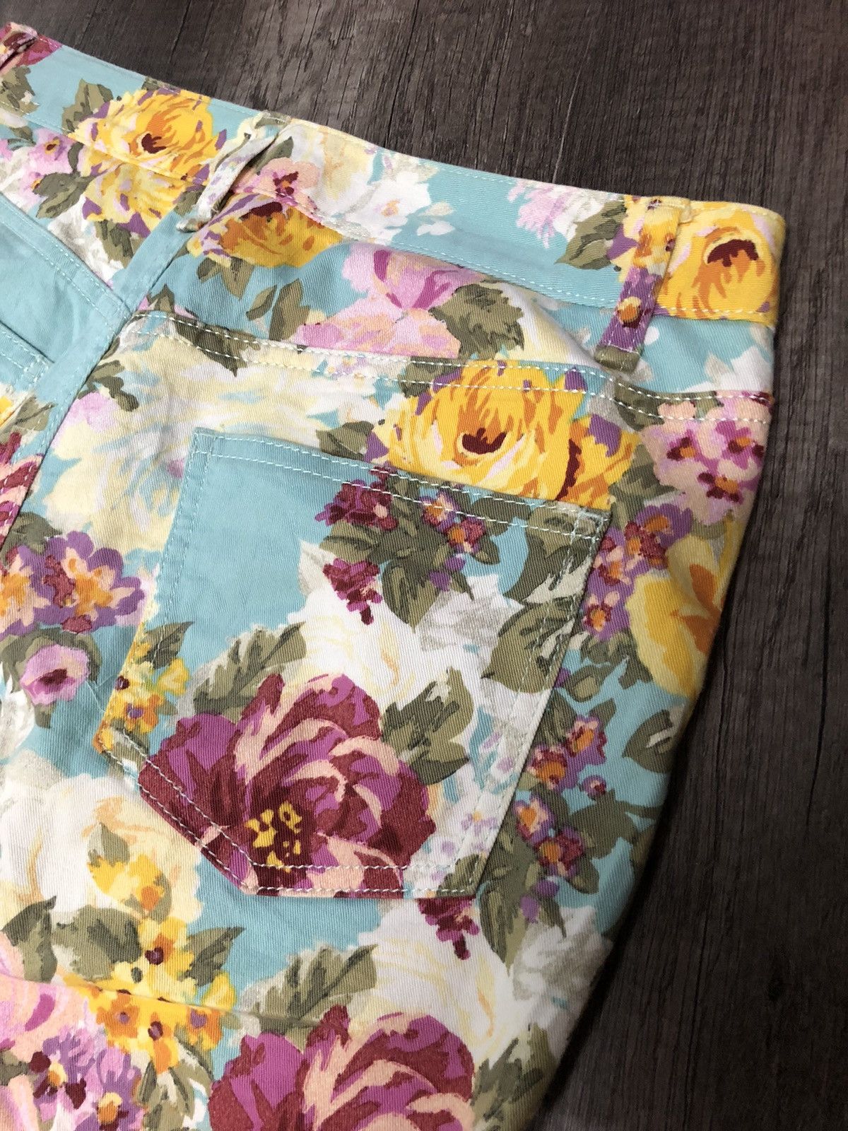 Japanese Brand × Y's × Yohji Yamamoto Vintage Ined Yohji Yamamoto Flower Pant Size 29" - 9 Thumbnail