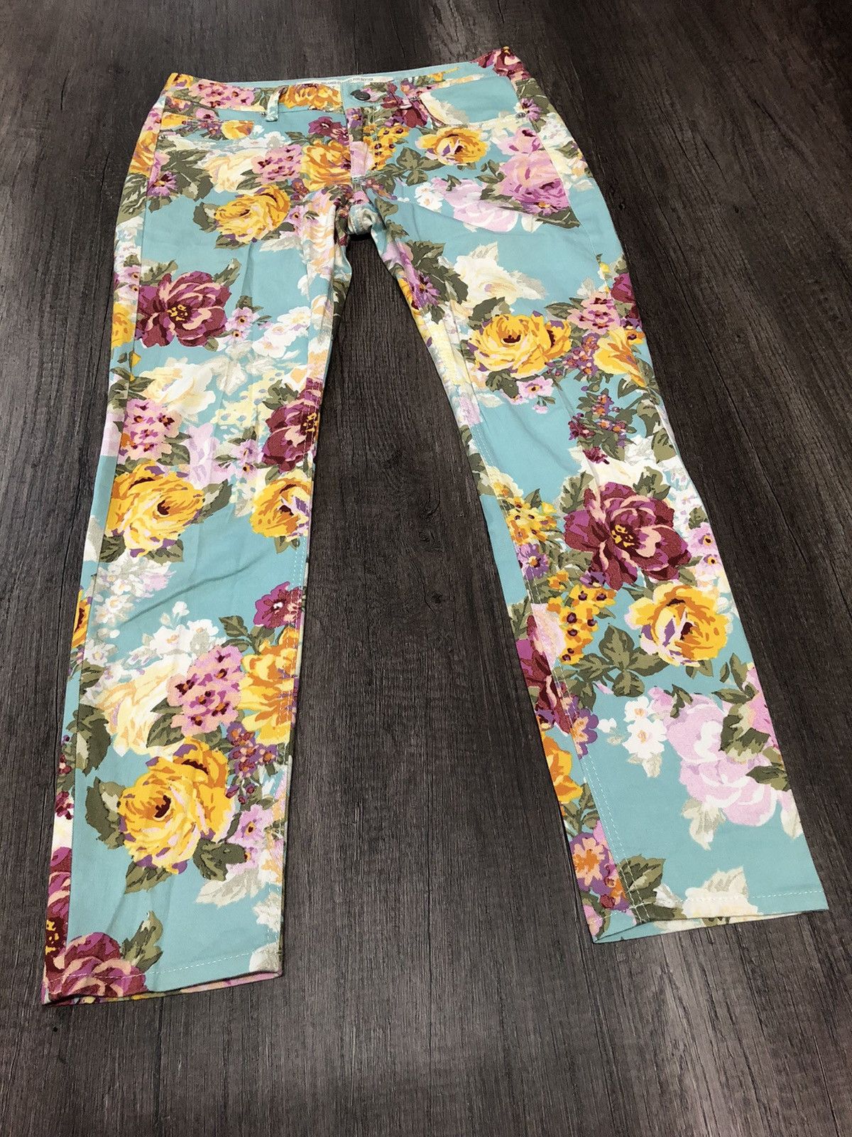 Japanese Brand × Y's × Yohji Yamamoto Vintage Ined Yohji Yamamoto Flower Pant Size 29" - 20 Thumbnail