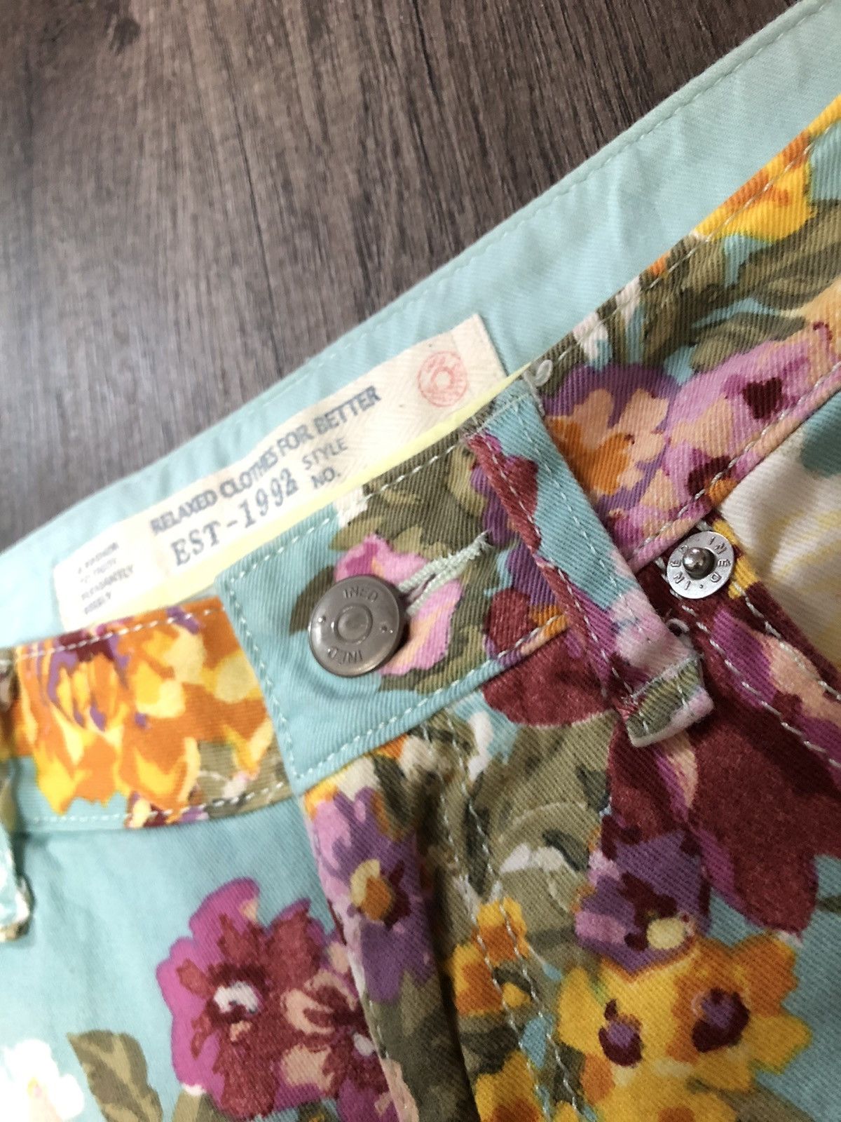 Japanese Brand × Y's × Yohji Yamamoto Vintage Ined Yohji Yamamoto Flower Pant Size 29" - 13 Thumbnail