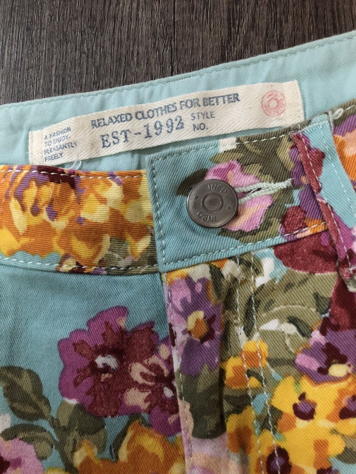 Japanese Brand × Y's × Yohji Yamamoto Vintage Ined Yohji Yamamoto Flower Pant Size 29" - 11 Thumbnail