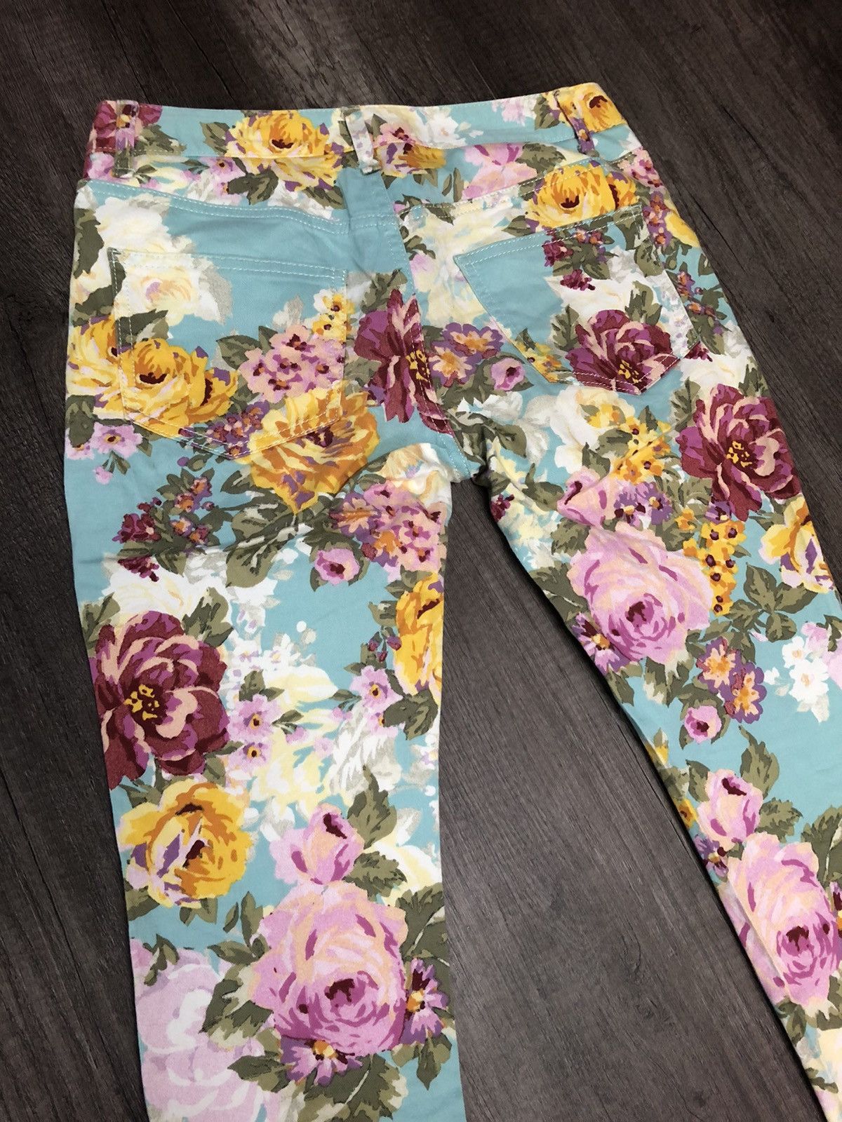 Japanese Brand × Y's × Yohji Yamamoto Vintage Ined Yohji Yamamoto Flower Pant Size 29" - 4 Thumbnail
