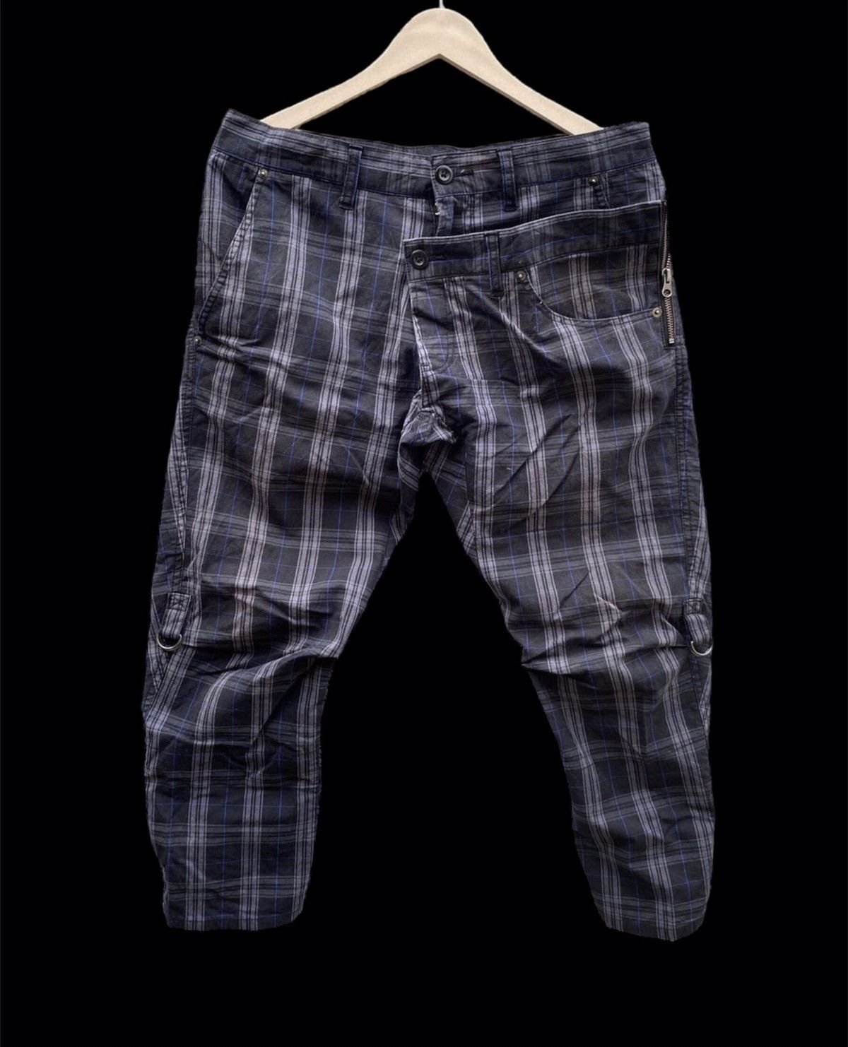 If Six Was Nine × Japanese Brand × Le Grande Bleu (L.G.B.) Semantic deisgn punk double waist pants Size US 34 / EU 50 - 1 Thumbnail