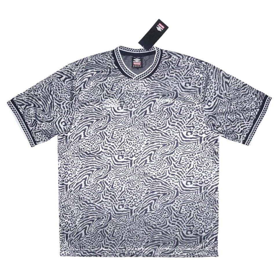 Supreme® / Umbro Jacquard Animal Print Soccer Jersey Poly jersey