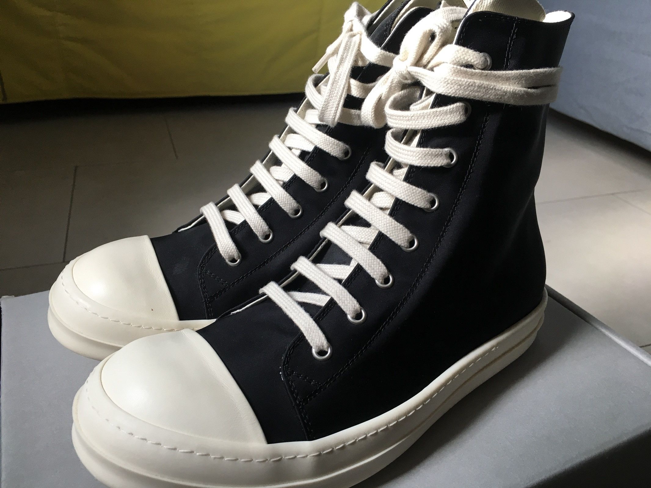 Rick Owens × Rick Owens Drkshdw Rick Owens Ramones Sneakers 40 