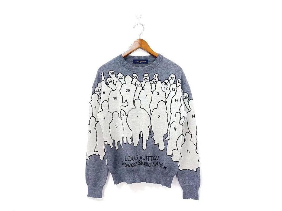 vuitton studio jacquard crewneck