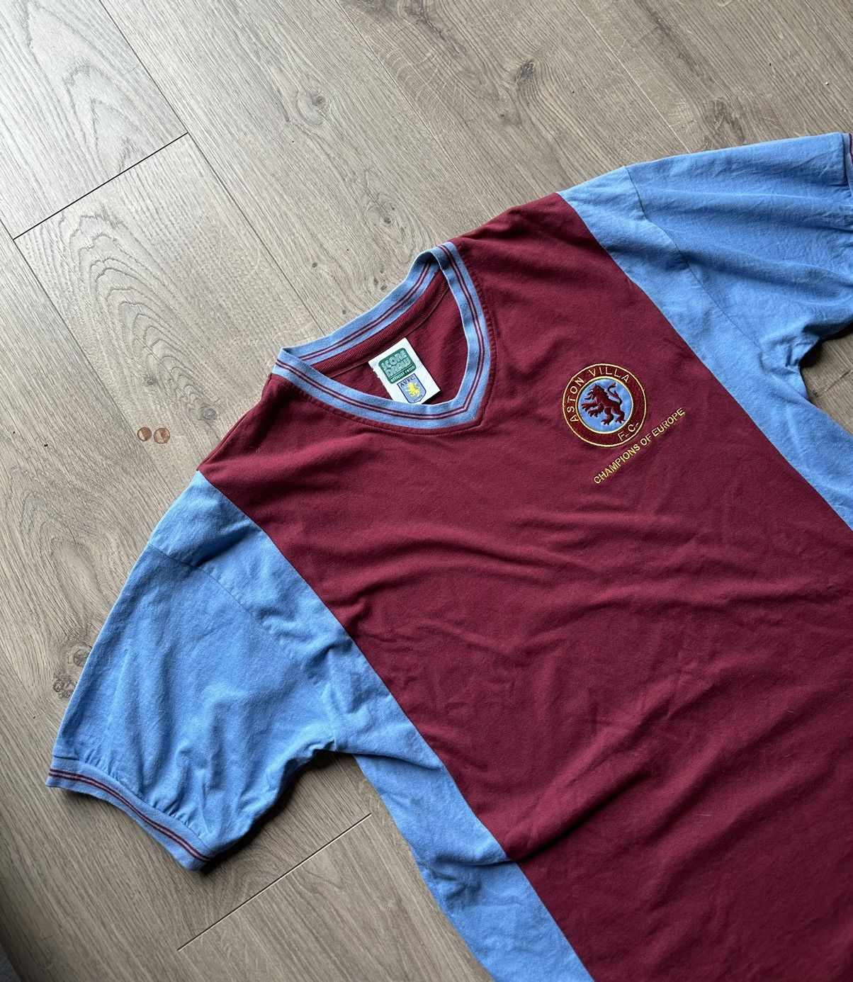 Vintage Aston Villa Vintage Score Draw Soccer Jersey Size US L / EU 52-54 / 3 - 3 Thumbnail