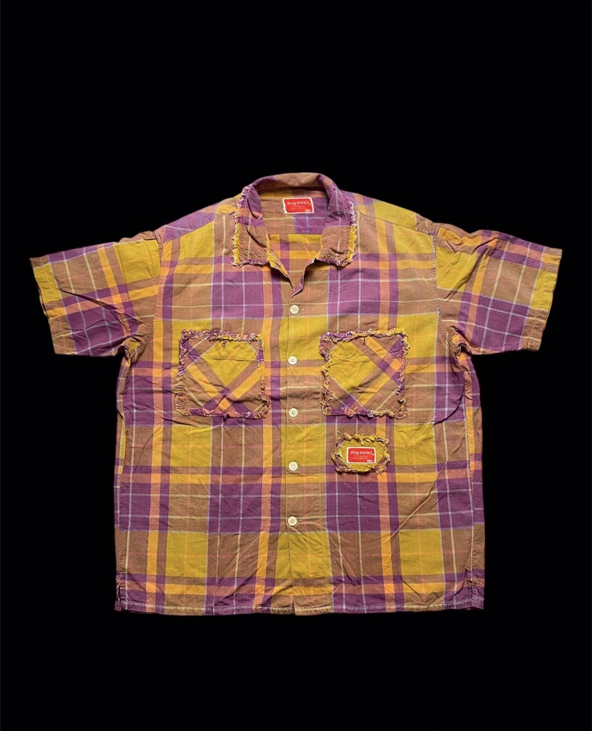 If Six Was Nine × KMRii × Le Grande Bleu (L.G.B.) Drug stores punk style shirt Size US L / EU 52-54 / 3 - 1 Thumbnail